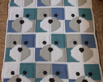 BENNET pattern for crocheted blanket
