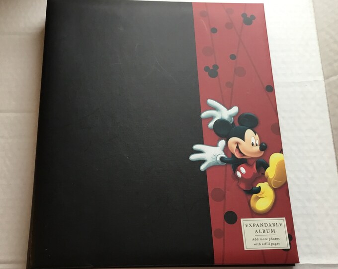 Disneyland Theme Expandable Photo Album Hallmark Mickey Mouse Etsy