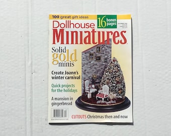 Dollhouse Miniatures Magazine   Quick Projects for the Holidays