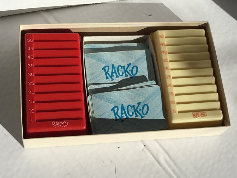 Vintage 1961 RACKO Family Game. Milton Bradley 10-Adult. image 2