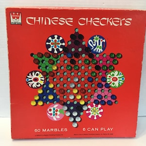 Vintage Chinese Marbles Game   Whitman Game