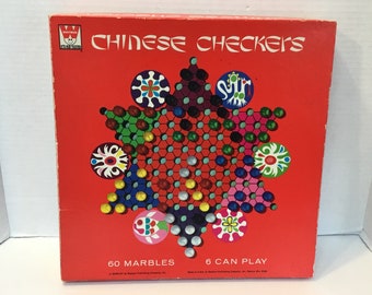 Vintage Chinese Marbles Game   Whitman Game