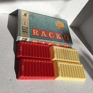 Vintage 1961 RACKO Family Game. Milton Bradley 10-Adult. image 5
