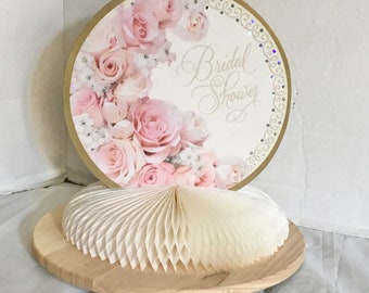 Boda por Amscan Honeycomb Bridal Shower Centro de mesa