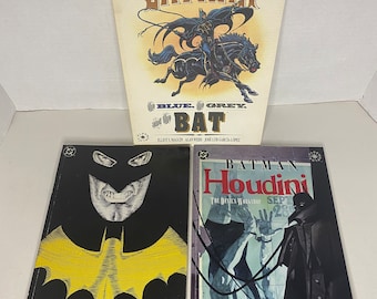 Vintage Batman Comic Book. The Blue The Grey and the BAT.