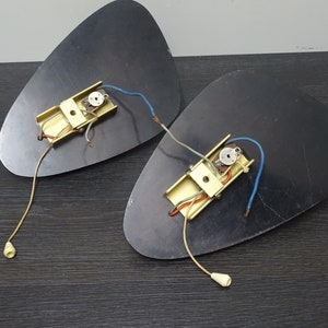 Midcentury wall lamps pair from the 50s-60s, Stilnovo lamps 50s, kidney table era image 6