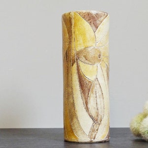 Großartige Theo & Susan Harlander Studio Keramik Vase , Candian Vintage Pottery Vase Brooklin Ontario , 70er Jahre