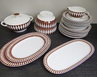 Thomas /Rosenthal Lancet brown Tapio Wirkkala 60s, parts to choose from
