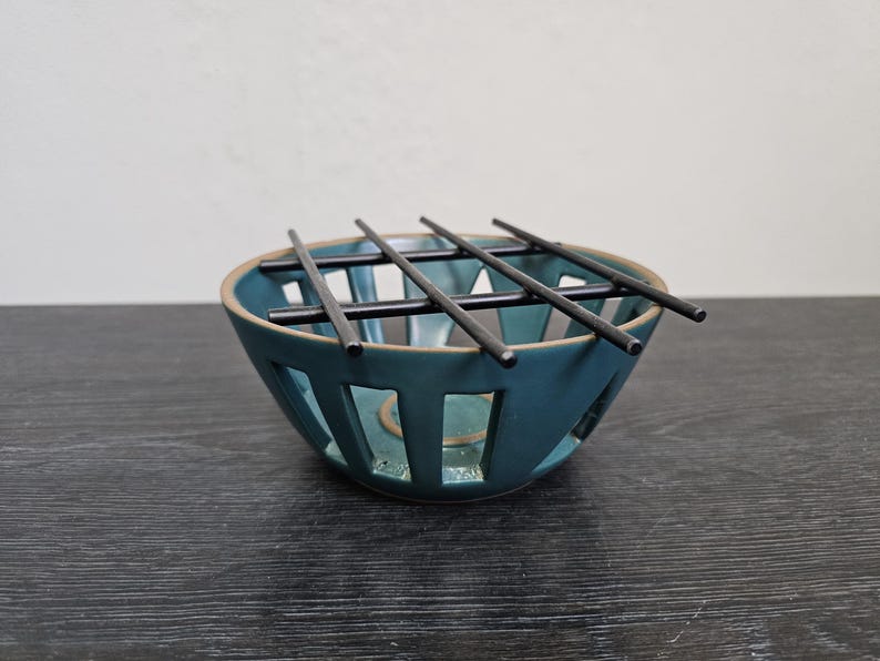 Vintage Ceramic Teapot Warmer/rechaud From the 60s Midcentury Modern