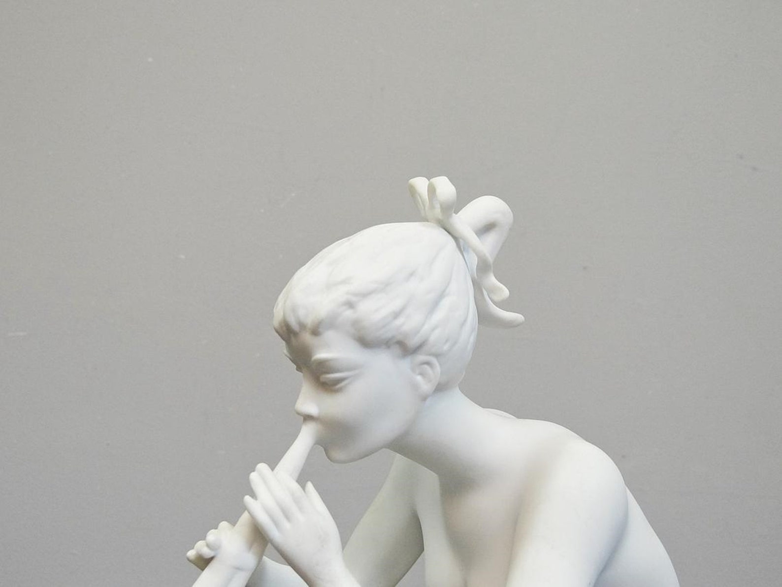 AK Kaiser Women Nude Figure Flute Player Design W.gawantka Etsy