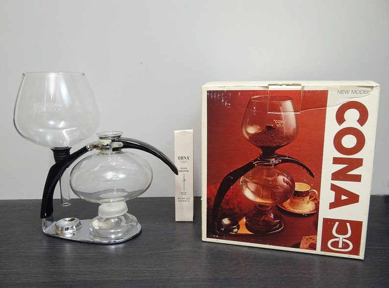 Cafetera CONA Size D Cafetera al vacío Abram Games Vintage | Etsy México