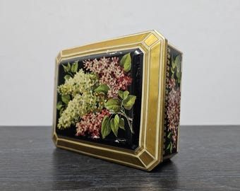 Old tin can lilac decor Eichhorn Kaffee Hannover from the 40s-50s