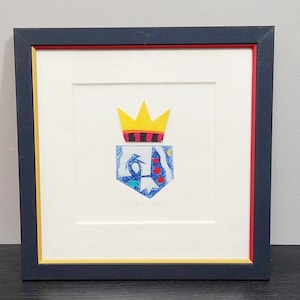 Cilia de Munnik Original Künstler Collage handsigniert & nummeriert, 90er Jahre Memphis Ära