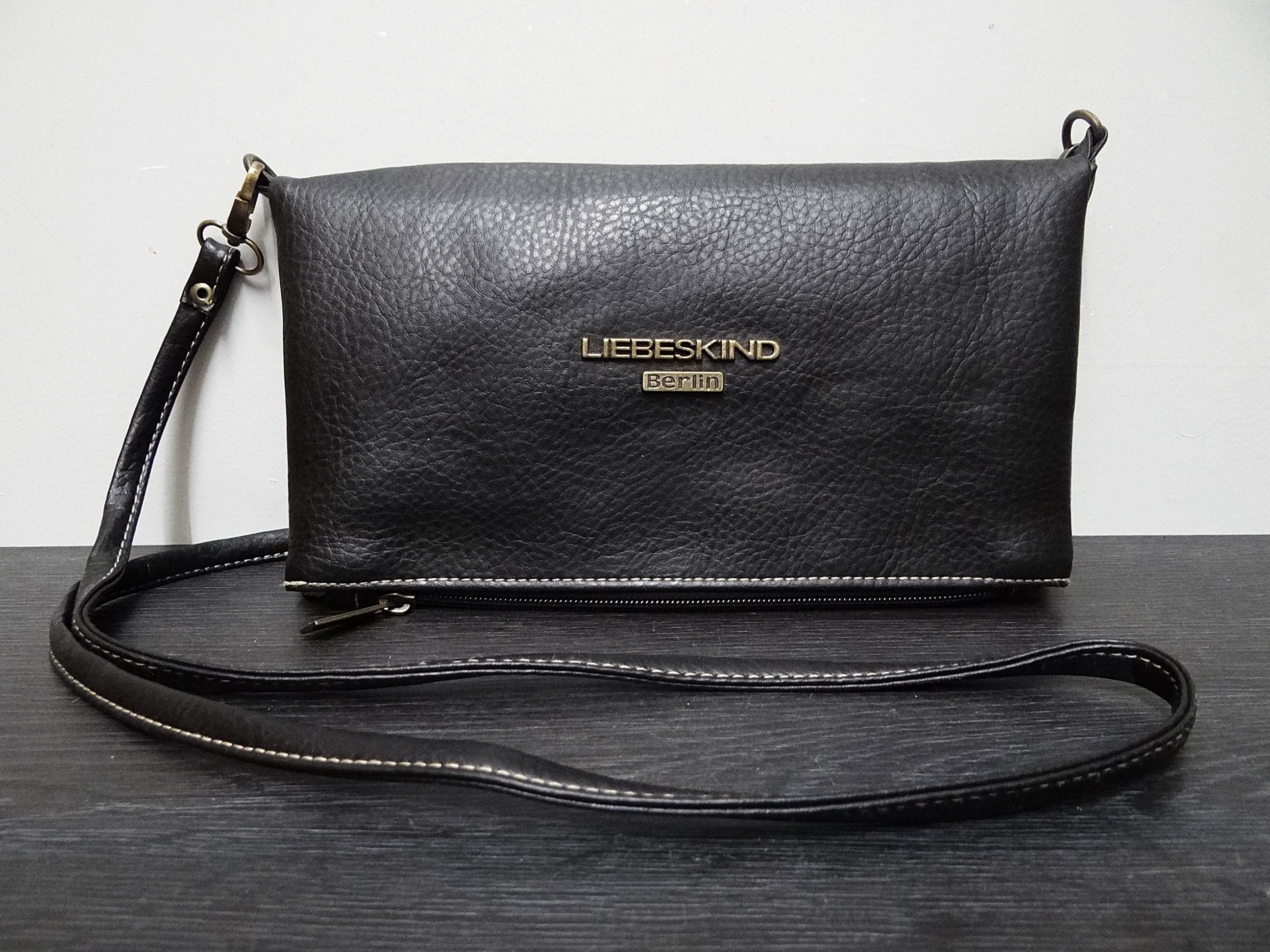 Classic Clutch From Liebeskind Berlin Aloe With Brass Appliqu Etsy