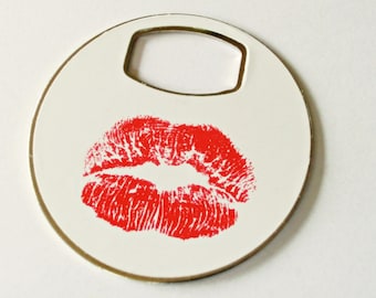 Original 70s bottle opener Kiss
