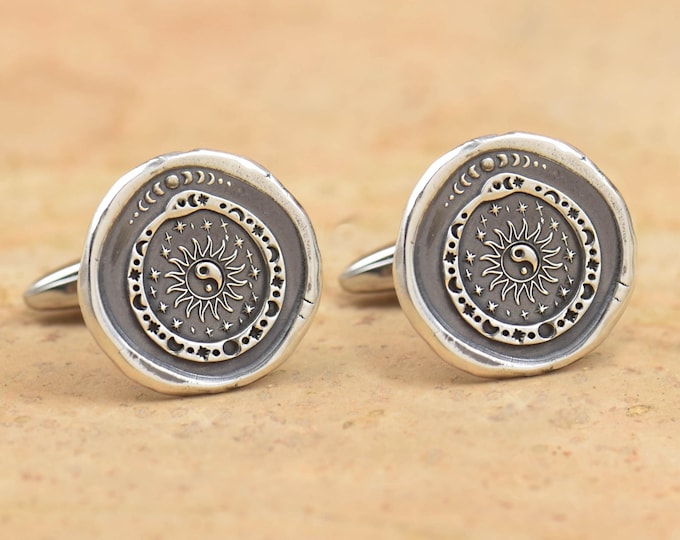Ouroboros snake sterling silver cufflinks.Men accessories,Stainless steel, Protection Cufflinks,witch , Mystic,Magical, ancient Cufflinks