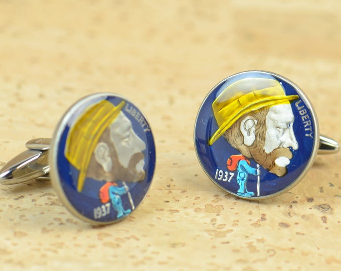 Coin US Cufflinks Coin Collector Gifts,Dad Coin Gift,Upcycled,mens gift accessories jewelry