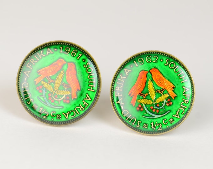 Cufflinks antique big size coin South Africa.Big Size coin Coin Collector Gifts,Dad Coin Gift,Upcycled,mens gift accessories jewelry
