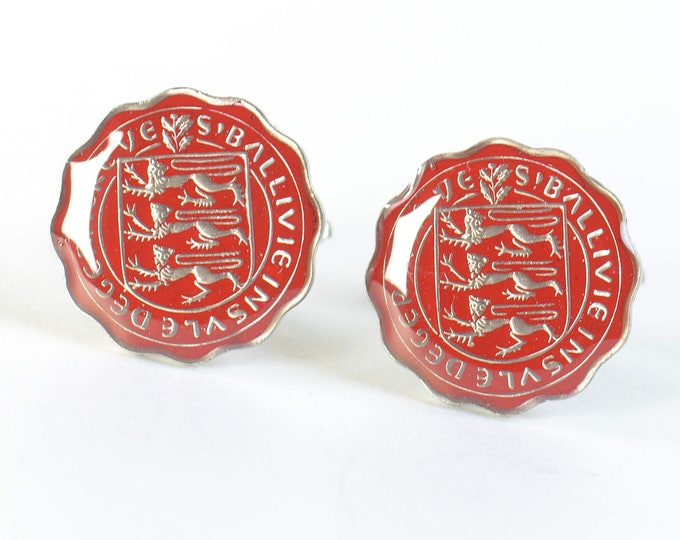 Cufflinks Coin from Guernsey Coin Collector Gifts,Dad Coin Gift,Upcycled,mens gift accessories jewelry