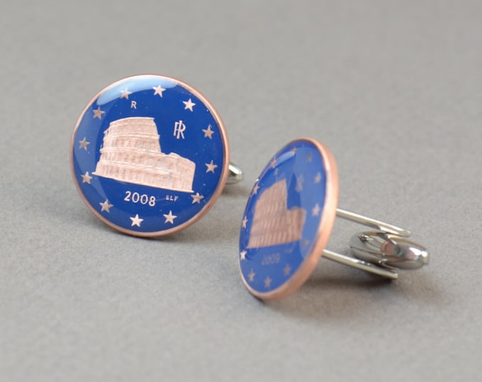 Cufflinks Coliseum Euro Italy.Coliseum.Mens gift cuff links accessories