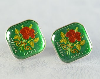 Cufflinks Bahamas  coin