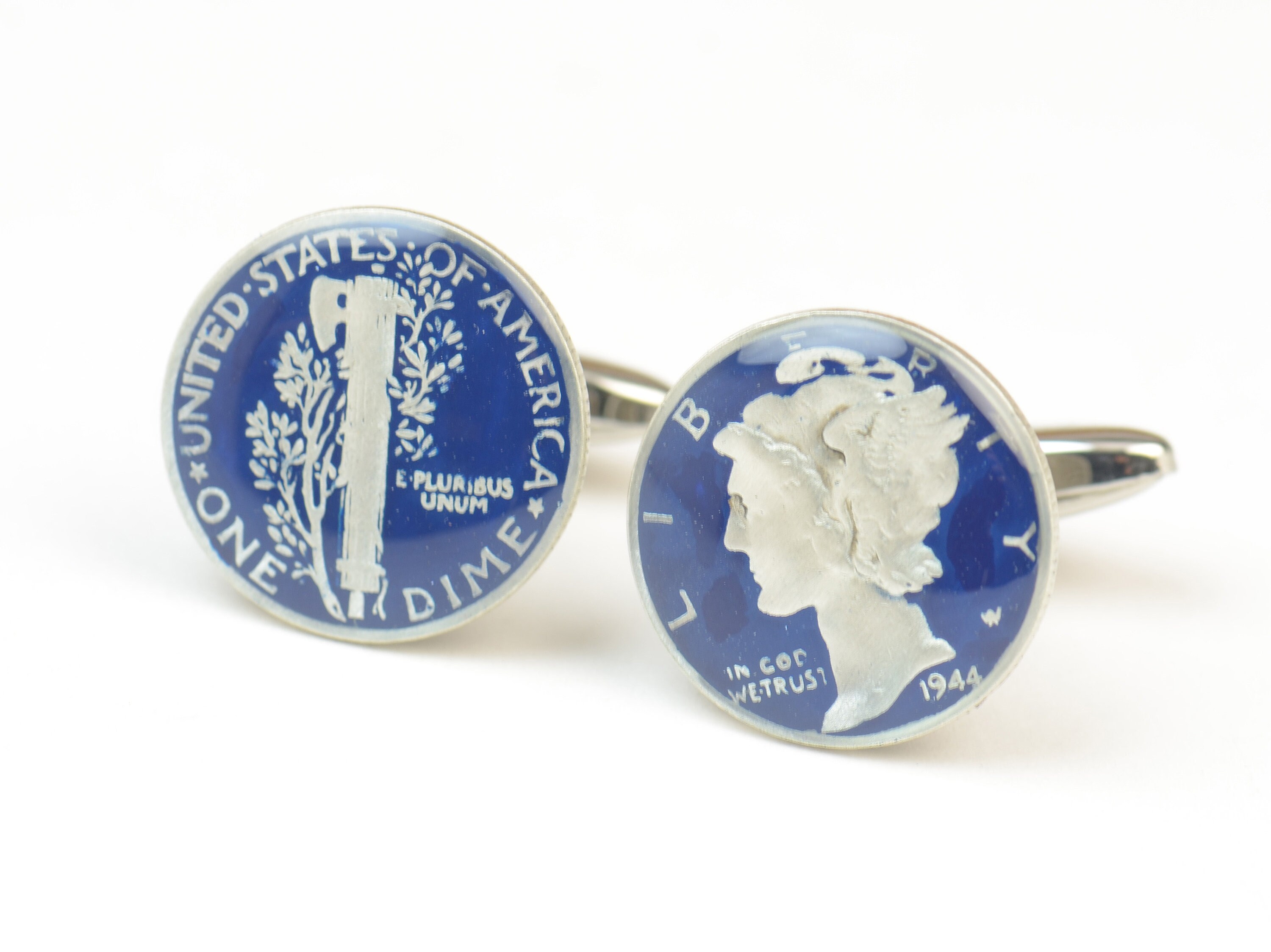 Mercury dime deals cufflinks