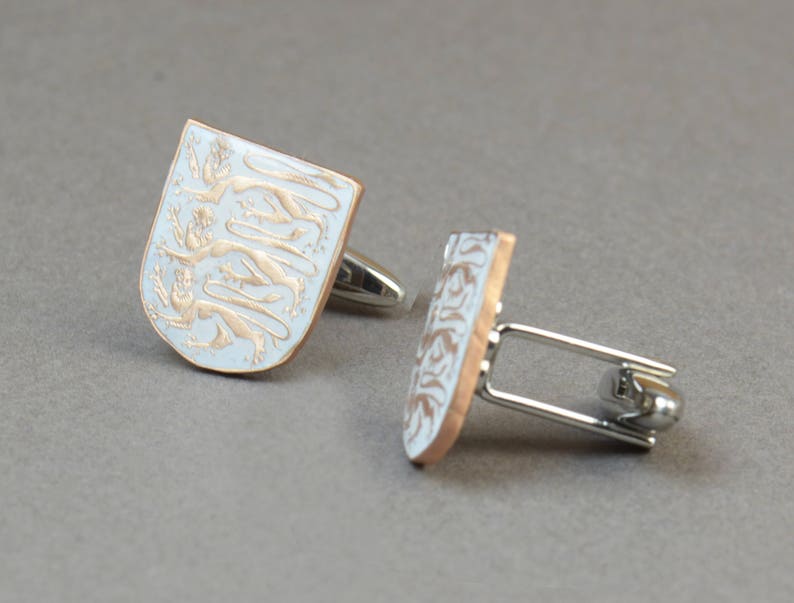Jersey Cufflinks Shield enamel cut coins Coin Collector Gifts,Dad Coin Gift,Upcycled,mens gift accessories jewelry