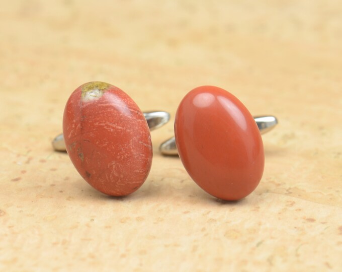 Sunstone Gemstone Cufflinks - Mens Gift - Accessories -Gift
