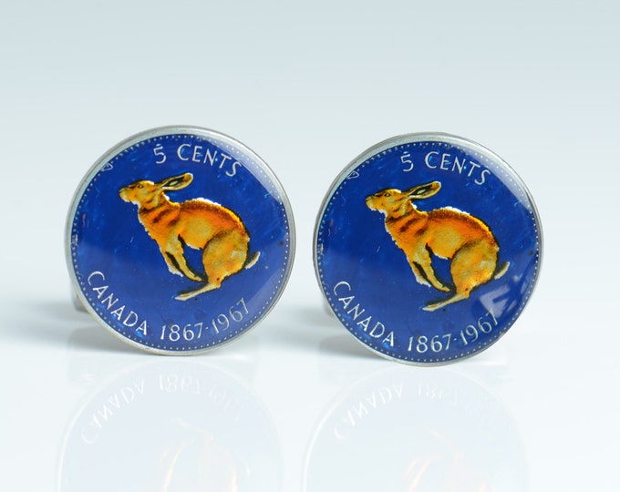 Cufflinks  Coin Canada Coin Collector Gifts,Dad Coin Gift,Upcycled,mens gift accessories jewelry
