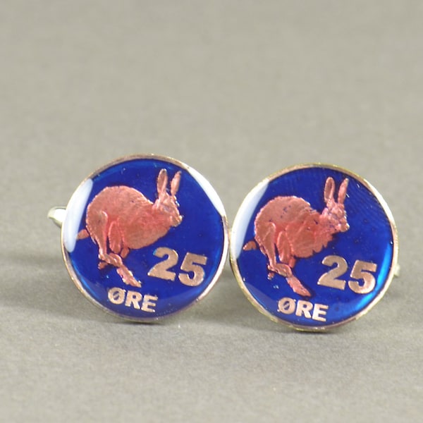 Cufflinks Greenland 5 Ore Coin