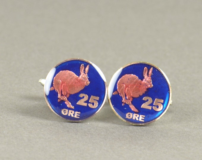 Cufflinks Greenland 5 Ore Coin