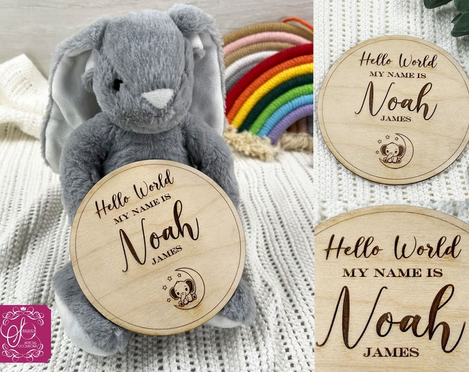 New Baby Welcome to the World Wooden Sign
