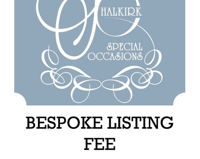 Bespoke Order Service Charge