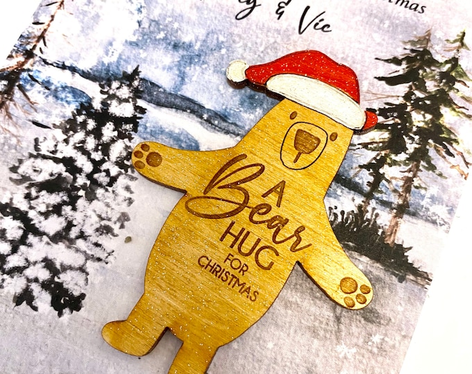 Christmas Bear Hug Card