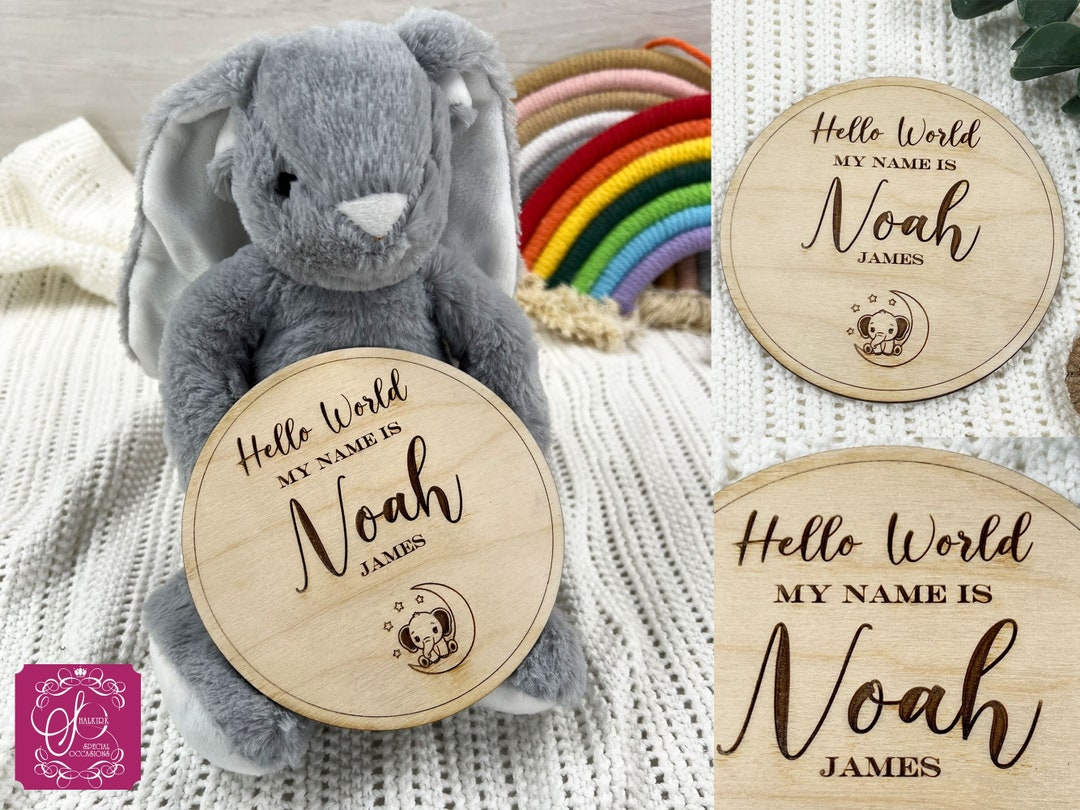 New Baby Welcome to the World Wooden Sign - Etsy