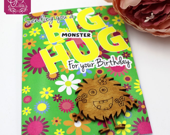 Big Monster Hug Token/Card for your Birthday