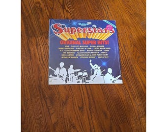 VA Sampler - Superstars - Orginal Super Hits -Ronco Rock 70s -Album Vinyl LP NEU