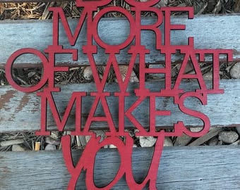 Inspirational Laser Cut Wood Wall Hanging. gift,painted any color