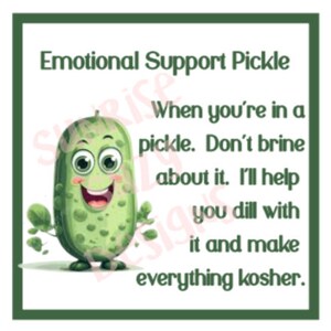 Apoyo Emocional Pickle TAGS *IMPRIMIBLE *PDF*