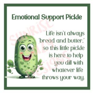 Apoyo Emocional Pickle TAGS *IMPRIMIBLE *PDF*