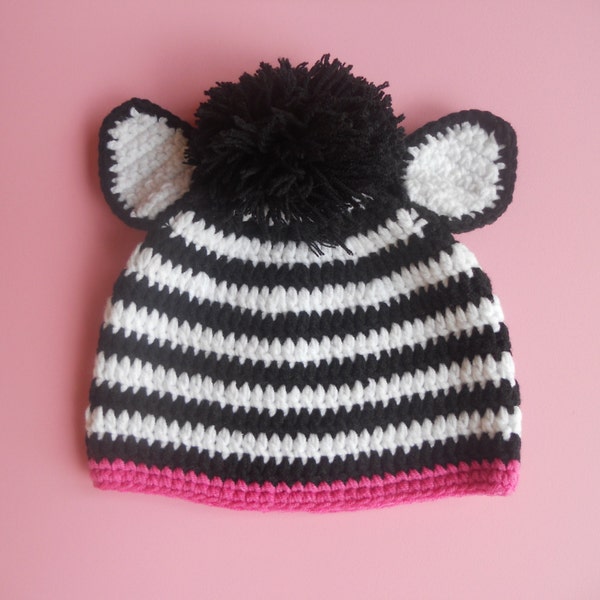 SALE 40% off Girls Zebra Hat