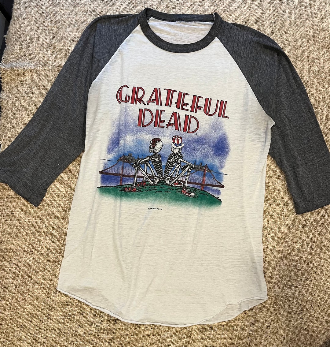 1981 Vintage Grateful Dead Baseball T Shirt Etsy