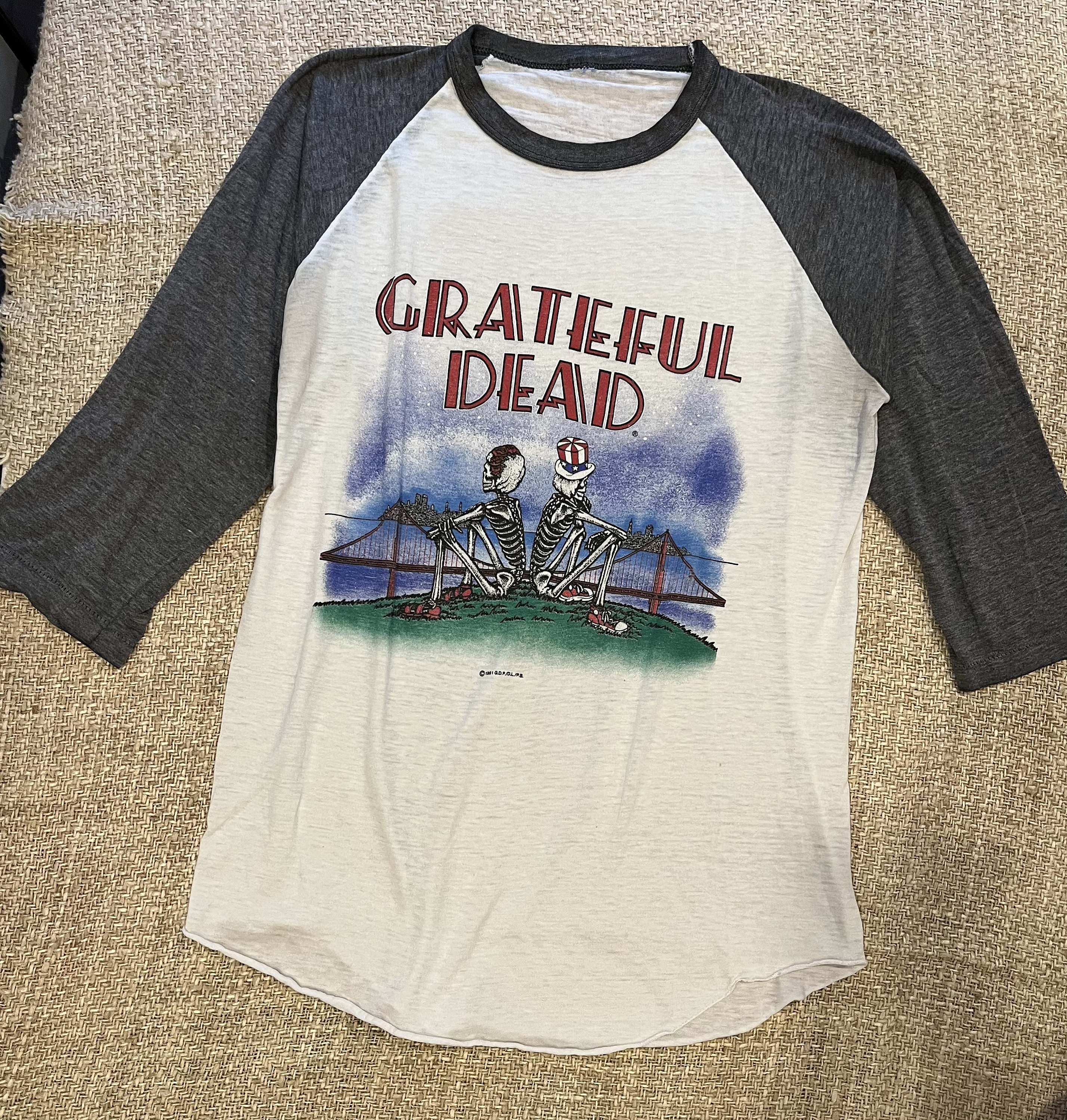 Boston Red Sox The Grateful Dead Baseball MLB Mashup Premium Men's T-Shirt 