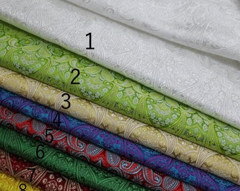 9 Color brocade fabric, jacquard fabric, cosplay dress fabric, by the yard