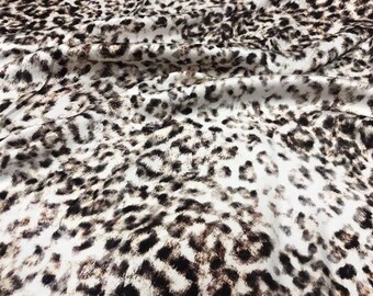 100%Cotton fabric with leopard pattern, summer dress cotton fabric, fabric by the yard