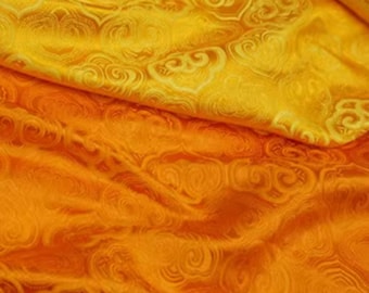 6色 - 高品質の錦織物、ジャカード織物、唐装ドレス生地、ブロンズゴールド錦織物、如意模様生地