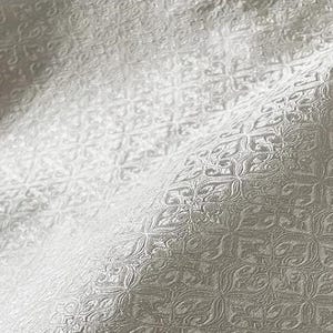 Off-white color brocade fabric with peach heart pattern, jacquard fabric, wedding dress fabric, by the yard for cushion cover
