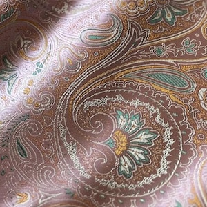 Rose Pink/Multicolor Broacade Fabric main image 0