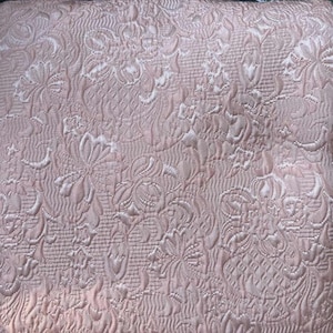 Light pink color jacquard, 3D pattern jacquard, fashion fabric, Autumn jacquard fabric, coat fabric