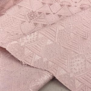 Light pink color jacquard fabric, wedding dress fabric, jacket dress fabric, by the yard